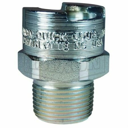 DIXON Dix-Lock N Series Bowes Interchange Male Quick Disconnect Coupler, 3/4-14 Nominal, 500 psi Pressure 4NM6-S